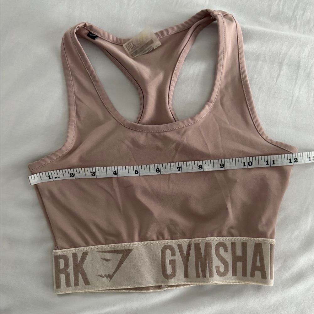 Gymshark Fit Womens Sports Bra Size XS Taupe Sand Athletic Gym - Picture 8 of 8